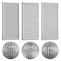 Modern Metal Mesh Room Dividers Decorative Partition Screens for Home Interior Design