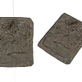 Stone Wood Decorative Slabs With Natural Cracked Texture For Interior Design