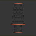 Heavy Duty Equipment With Red Arc Frames Black Mesh And Multiple Curved Structures