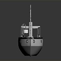 Modern Boat Yacht Ship Private Ship Private Yacht 3d model