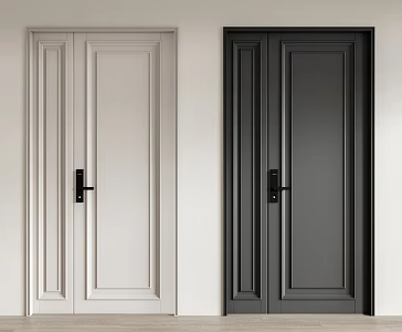 Jane Ou's mother door entrance door 3d model