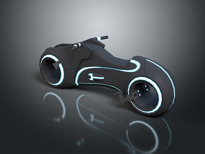 Modern motorcycle concept motorcycle science fiction motorcycle two-wheeled motorcycle 3d model