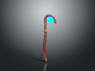 Scepter Ancient Scepter Cane Ancient Scepter Magic Scepter Metal Scepter Classical Scepter Magic Scepter 3d model