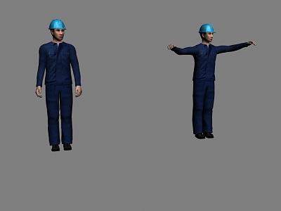 Realistic workers have skeletal expressions bound to migrant workers, site technicians, contractor technicians, engineers, construction workers, workshop workers, work clothes model