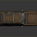 Vintage Brown Wagon with Wood Paneling and Roof Rack Classic Retro Design