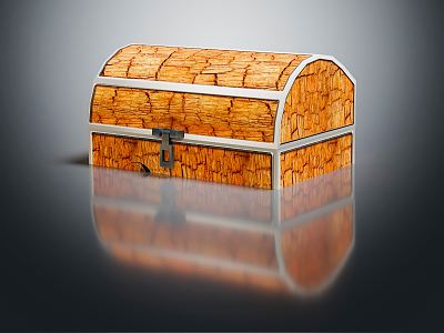 Modern Chest Treasure Chest 3d model