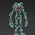 Tree Man Strange Scarecrow Horror Tree Man Horror Monster Game Character 3d model