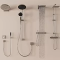 Modern Shower 3d model