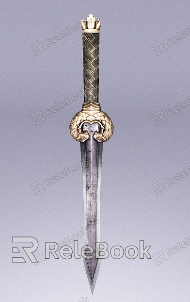 Weapon Dagger Sword European Knight Noble Dagger model