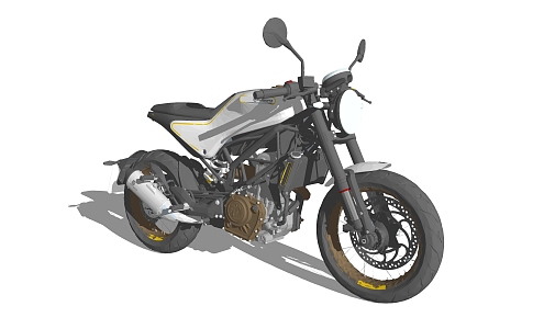 Modern Motorcycle 3d model