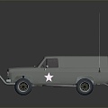 Military Truck Military Transporter Military Transporter Armed Transporter Armored Transporter 3d model