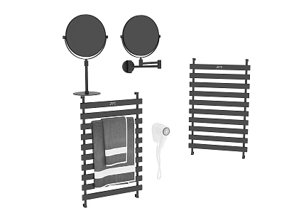 Towel Rack Hardware 3d model