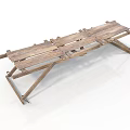 Industrial Equipment Wooden Folding Workbench With Metal Frame For Industrial Use
