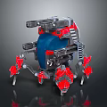 Mech Warrior Mech Soldier Machine Battlearm Mechanical Battlearm Machine Fighter Robot 3d model