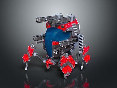 Mech Warrior Mech Soldier Machine Battlearm Mechanical Battlearm Machine Fighter Robot 3d model