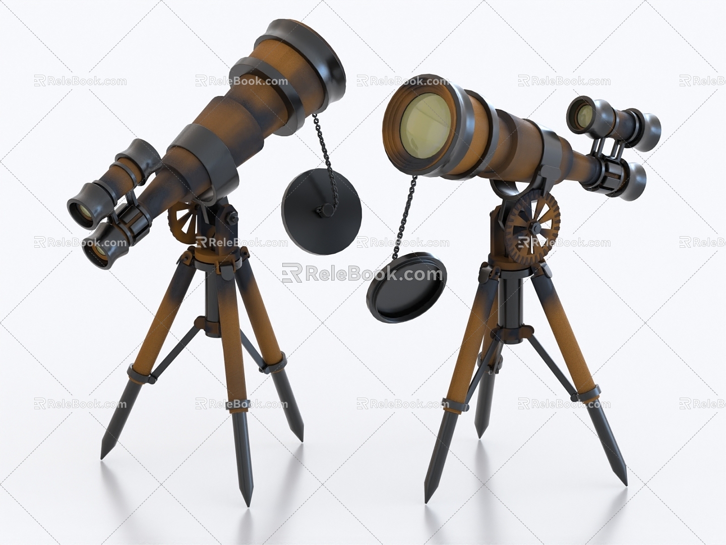 Vintage Astronomical Telescope Vintage Astronomical Telescope 3d model