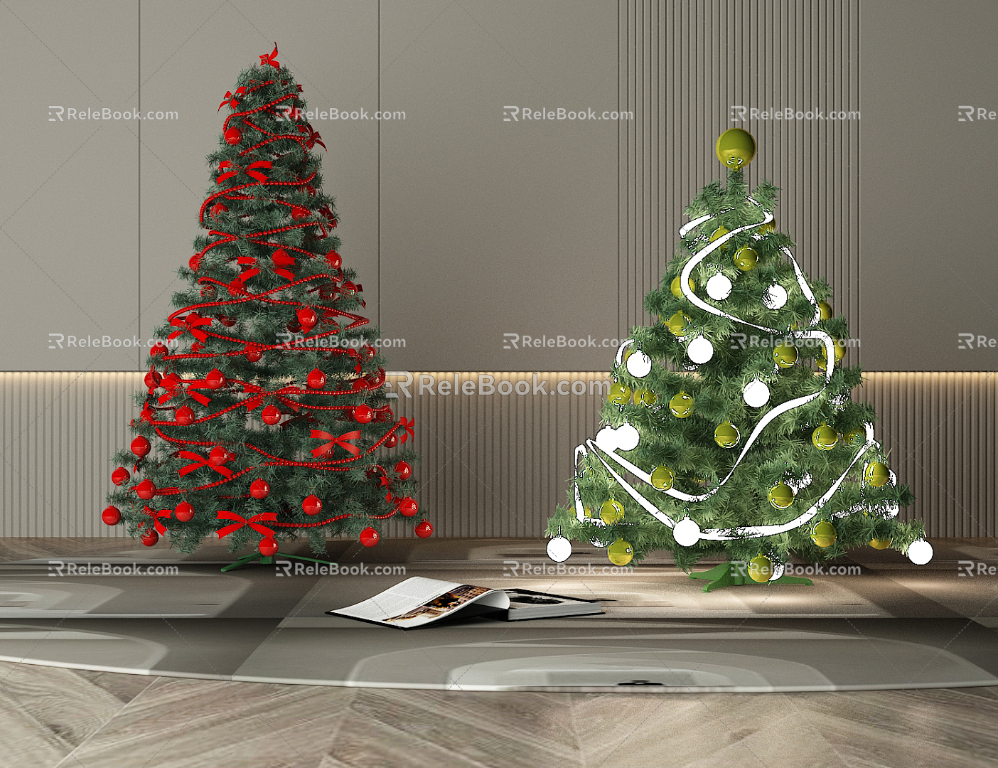 Modern Christmas Tree 3d model