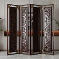 Screen partition 3d model
