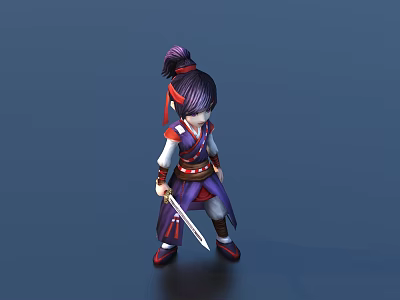 Game Characters Game Characters Toys Handmade Cartoon Animation 3d model