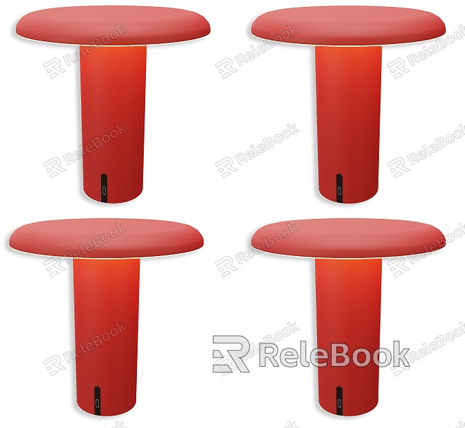 takku red table lamp round art table lamp creative art table lamp red shaped table lamp model