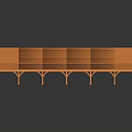 Orange Roof Industrial Factory Building With Metal Support Structure