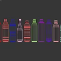 Assorted Bottled Water From Different Brands With Transparent Bottles And Label Designs