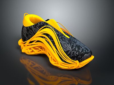 Modern Concept Shoes Hiking Boots Hiking Boots Travel Shoes 3d model