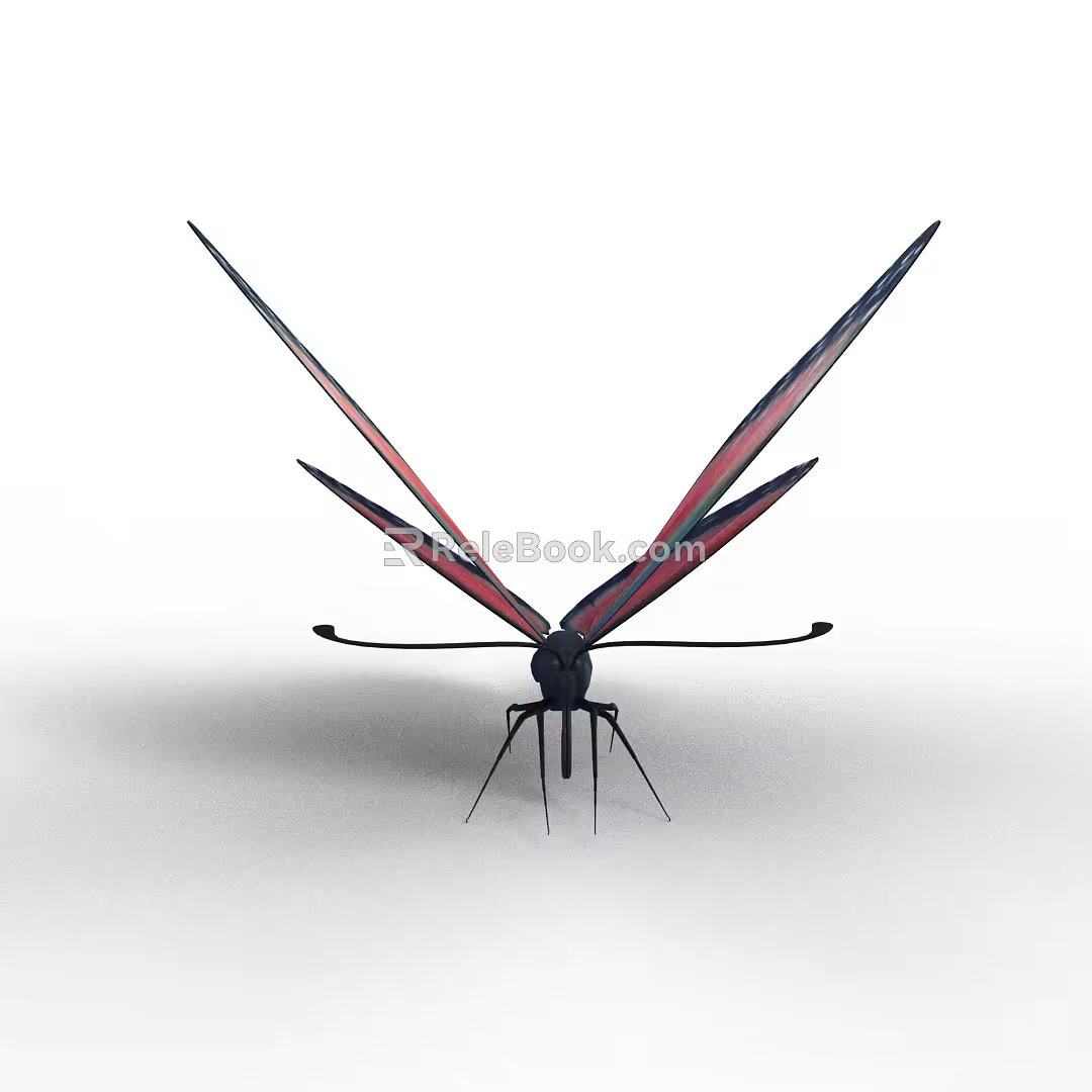 Modern Butterfly 3d model