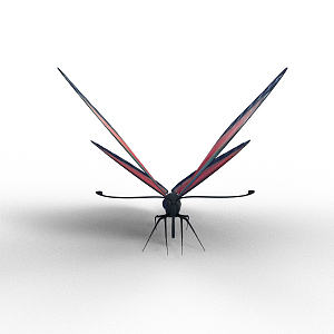 Modern Butterfly 3d model