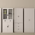 White File Cabinets With Various Styles Glass Doors Drawers And Storage Cabinets