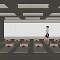 Spacious Yoga Studio With Neatly Arranged Yoga Mats And Blocks For Fitness