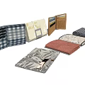 Folding Wallet Card Bag 3d model