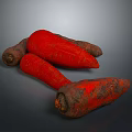 Fresh Organic Carrots With Vibrant Red Color And Natural Texture