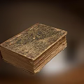 Old Vintage Book Featuring Worn Cover And Aged Classic Pages Design