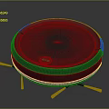 Sweeping Robot Cleaning Robot Automatic Cleaning Robot Science Fiction Sweeper Automatic Cleaning Machine 3d model