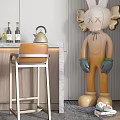 Modern Bar Chair Combination Bar Chair Combination 3d model