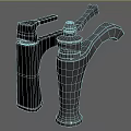 Modern faucet 3d model