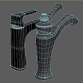 Modern faucet faucet 3d model