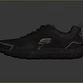 Grey Athletic Sports Shoes With Lace Up Design Mesh Upper And Rubber Sole