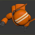 Robot Assistant Small Robot Butler 3d model