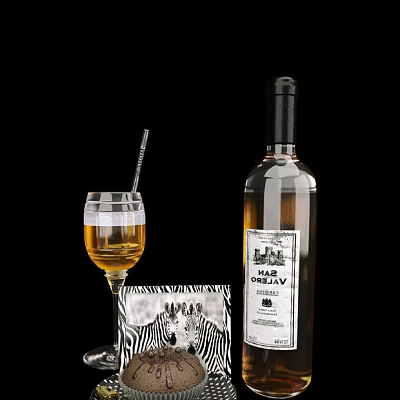 Wine Champagne Bread 3d model