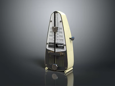 Musical Instruments and Art Supplies Classic Mechanical Metronome for Rhythm Practice and Music Learning 3d model