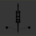 Crossbow Mechanical Crossbow Shift Bow and Arrow Shoot Far Equipment Weapons High-tech Crossbow 3d model