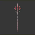 Spear Ancient Weapon Cold Weapon Medieval Item Medieval Weapon Sword Axe 3d model