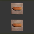 Freshly Baked Golden Brown Bread Loaves On Two Wooden Serving Boards