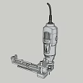 Precision Metal Industrial Equipment With Vertical Motor Unit And Horizontal Sliding Rail
