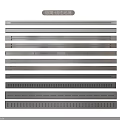 Linear Floor Drains With Various Grid Patterns For Bathroom And Kitchen Use 3d model