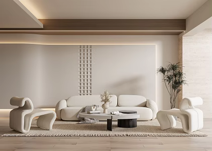 The Silent Living Room 3d model