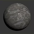 Natural Stone Wood Sphere With Intricate Textured Surface And Smooth Finish