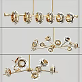 Modern chandelier 3d model
